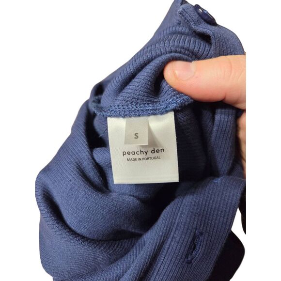 Peachy Den  June Jumpsuit In Blue Sz Small - Picture 3 of 4